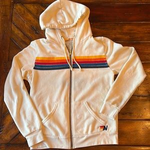 Aviator Nation Stripes Hoodie - Size M